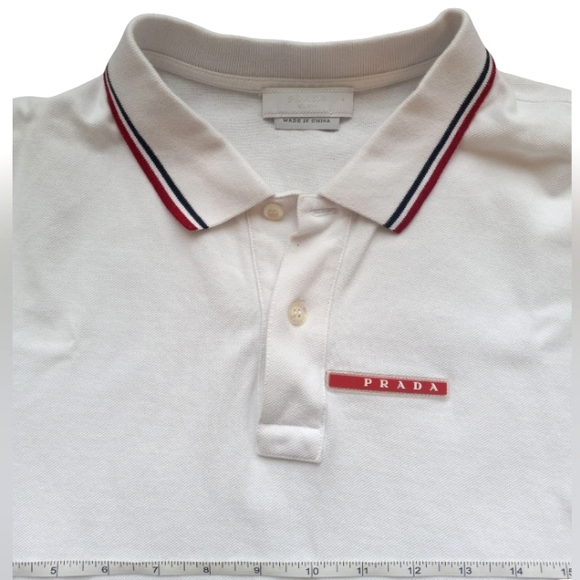 Prada Other - Prada Men's Polo Short Sleeves-Red Tab Size XXL EU - Large US
